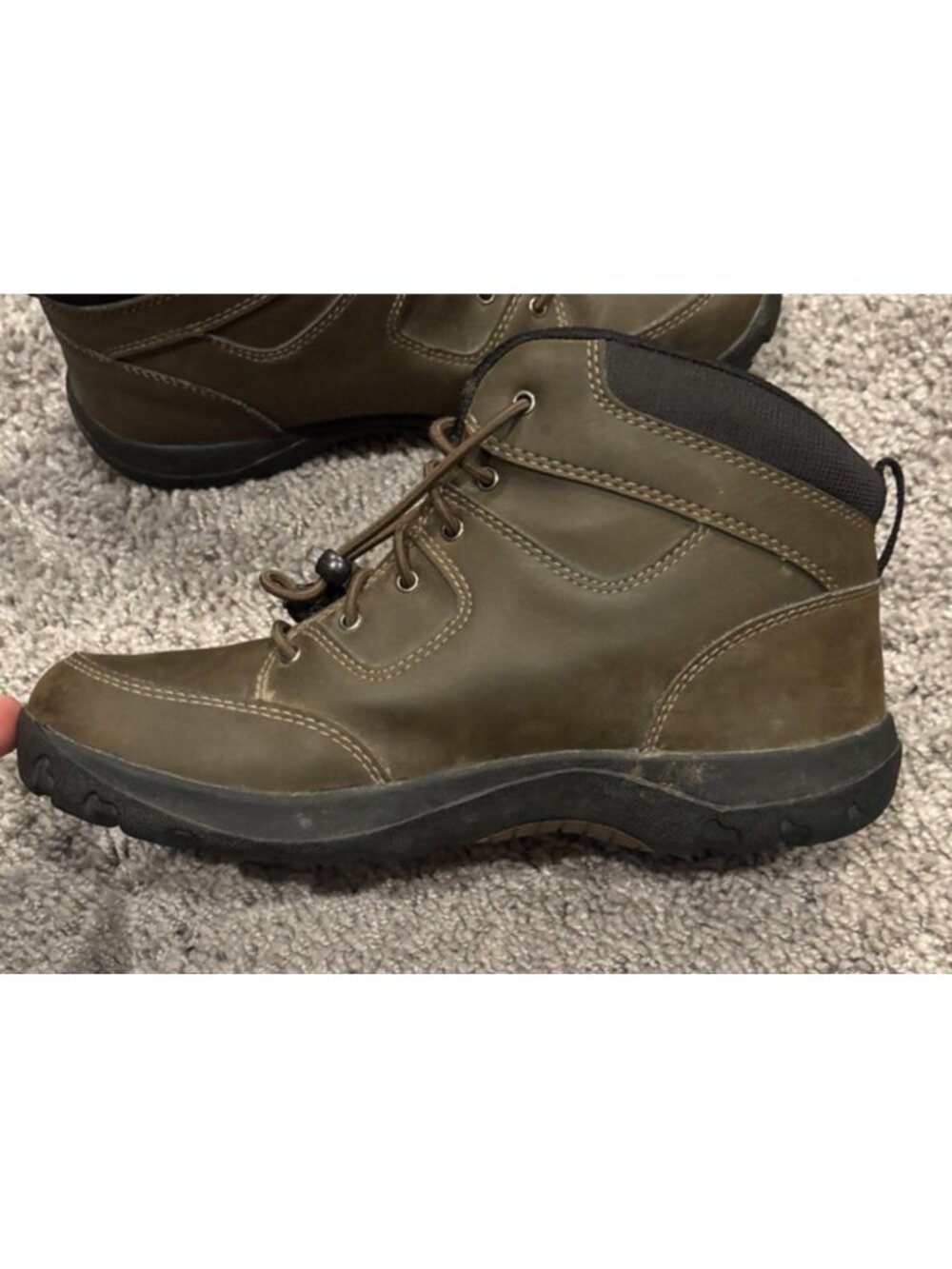 Keen Boots MENS SIZE 6 Brown Lace Up Waterproof Leather Hiking Shoes 1011771